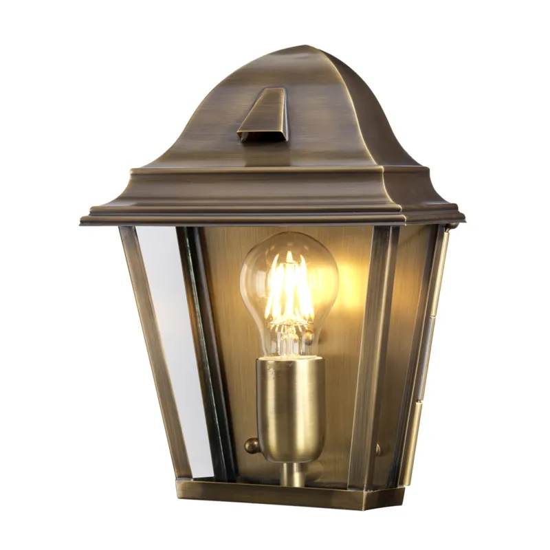 Lampa ścienna Kinkiet zewnętrzny Elstead Lighting St James ST-JAMES-BRASS IP44 1xE27 Mosiądz Mosiądz Taniej