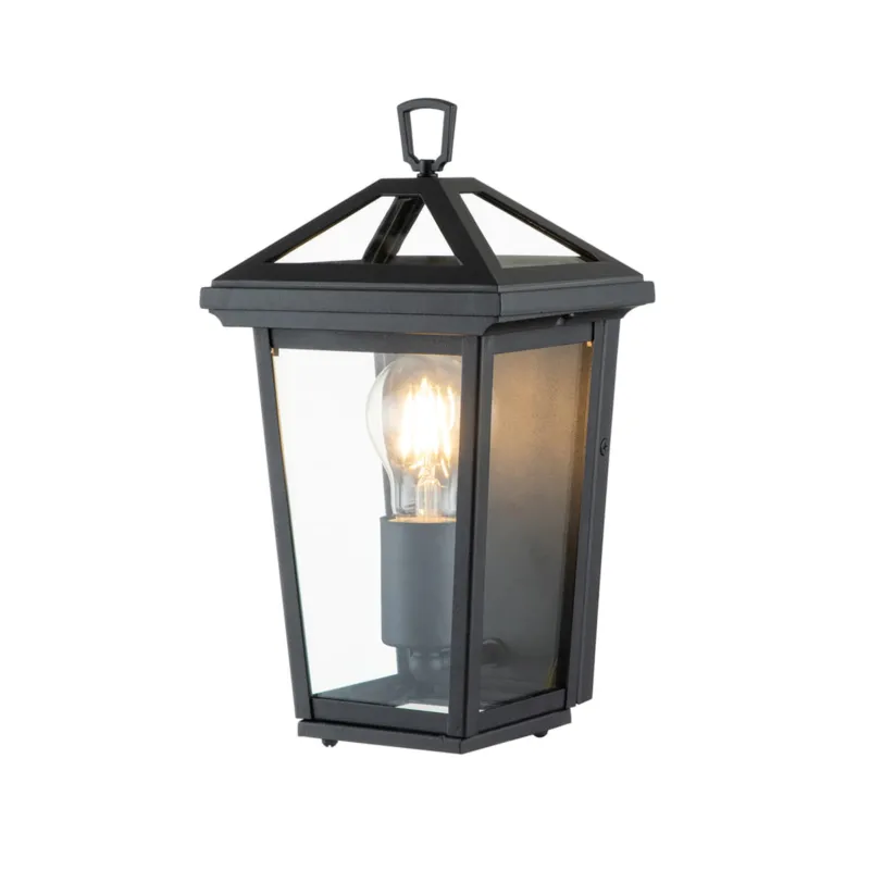 Latarnia naścienna Alford Place QN-ALFORD-PLACE7-S-MB Quintiesse 1x40 W E27 Czarny Zamów dziś
