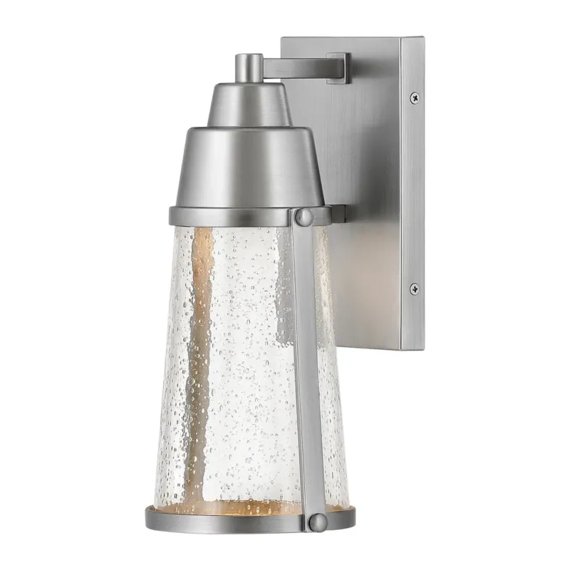 Latarnia naścienna LED Miles HK-MILES-SI Elstead Lighting 1x8 W GU10 Satynowy nikiel Nie przegap