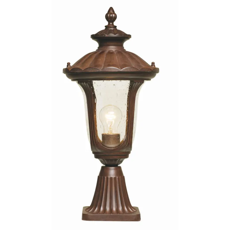 Latarnia ogrodowa Elstead Lighting Chicago CC3-S IP44 1xE27 Stal Brązowy Wybór klientów