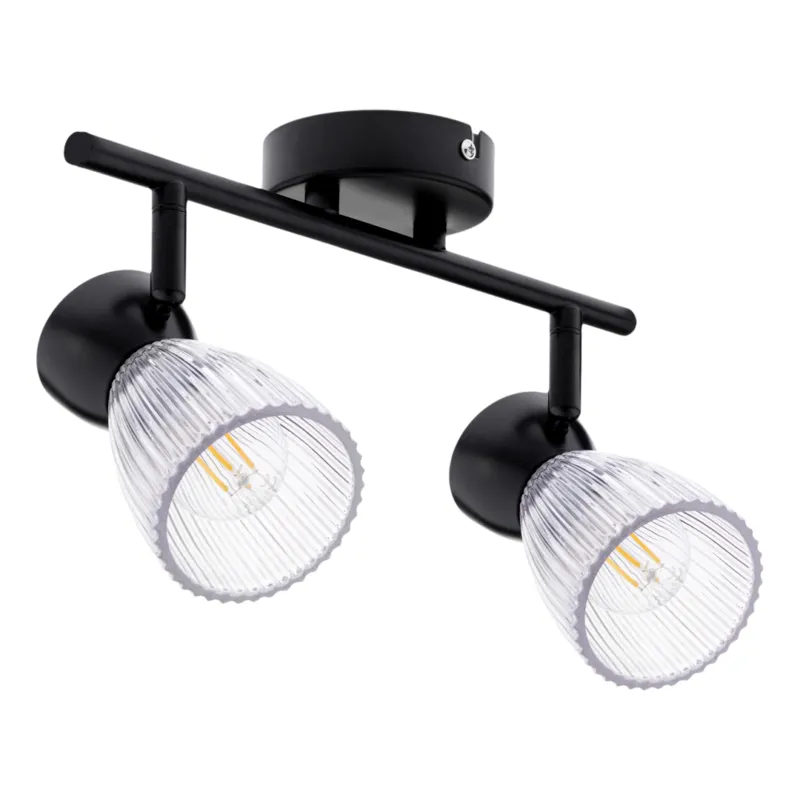 Hit sprzedaży Lampa sufitowa BEST BLACK 2xE14