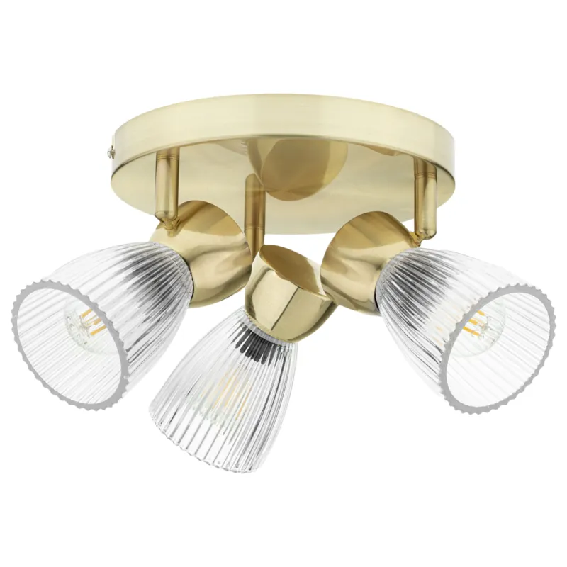 Ostatnia szansa Lampa sufitowa BEST GOLD 3xE14 (round)