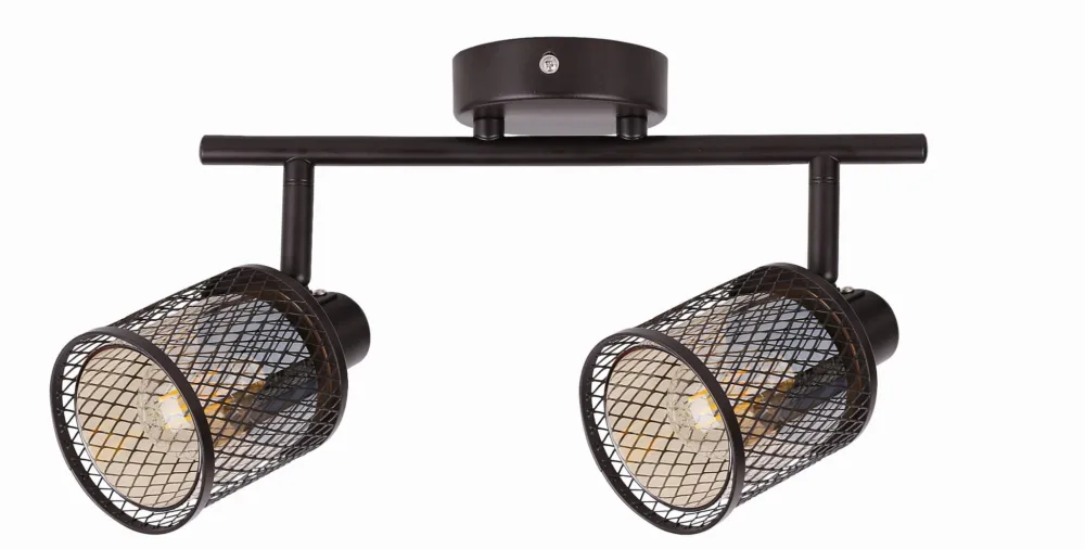 Obniżka ceny Lampa sufitowa Candellux Canabera kawowe złoto 2×E14
