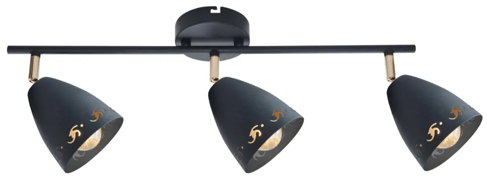 Lampa sufitowa Candellux Coty czarna 3×E14 Wyjątkowa oferta