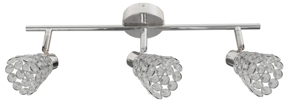 Ekspresowa dostawa Lampa sufitowa Candellux Glossy chrom z kryształkami 3×G9