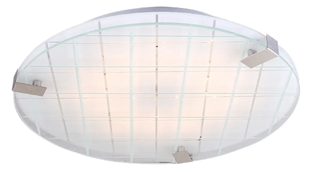 Lampa sufitowa Candellux Noble chromowa z białym kloszem 1×LED Tani