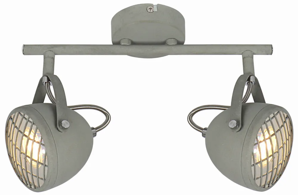 Szybka wysyłka Lampa sufitowa Candellux Pent szara listwa 2×GU10
