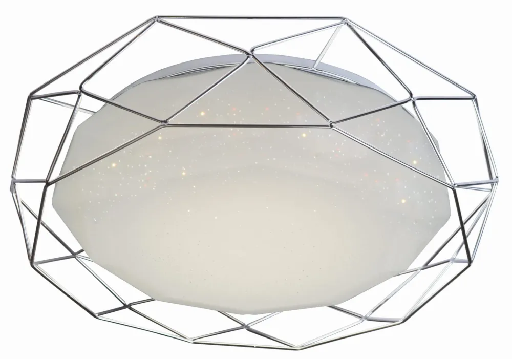 Lampa sufitowa Candellux Sven chromowa z akrylowym kloszem Wyprzedaż