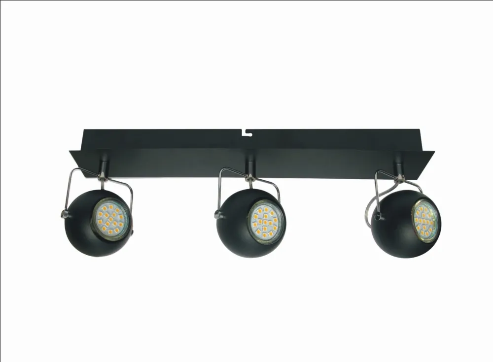 Lampa sufitowa Candellux Tony czarna listwa 3×GU10 Dodaj do koszyka