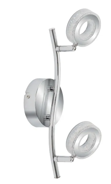 Oferta Lampa sufitowa Candellux Vinola chrom z białym kloszem akrylowym 2×LED