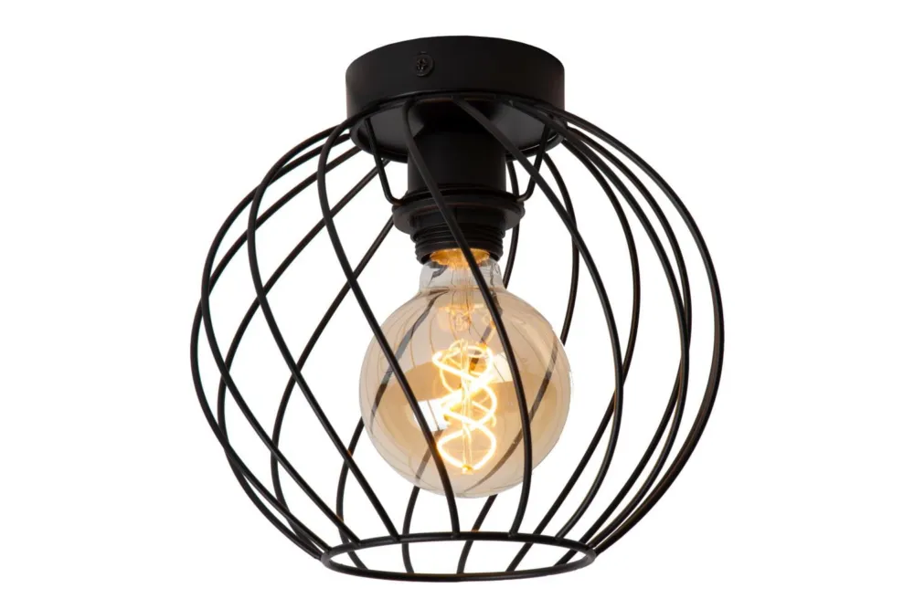 Tylko dziś Lampa sufitowa Danza czarny E27 21128/25/30 - Lucide