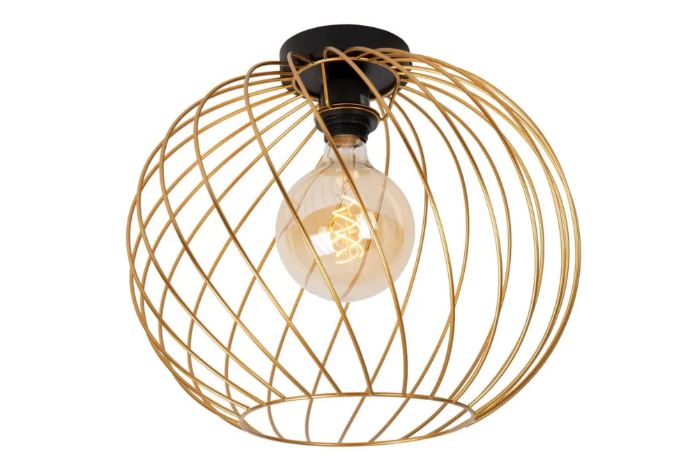 Lampa sufitowa Danza złoty i odcienie złota, czarny E27 21128/40/02 - Lucide Okazja