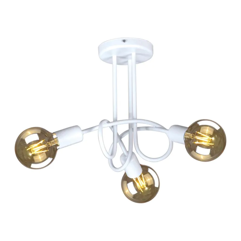Lampa sufitowa DEZE K-3610 Biały 3 źr., E27, 15W LED - Kaja Hit cenowy