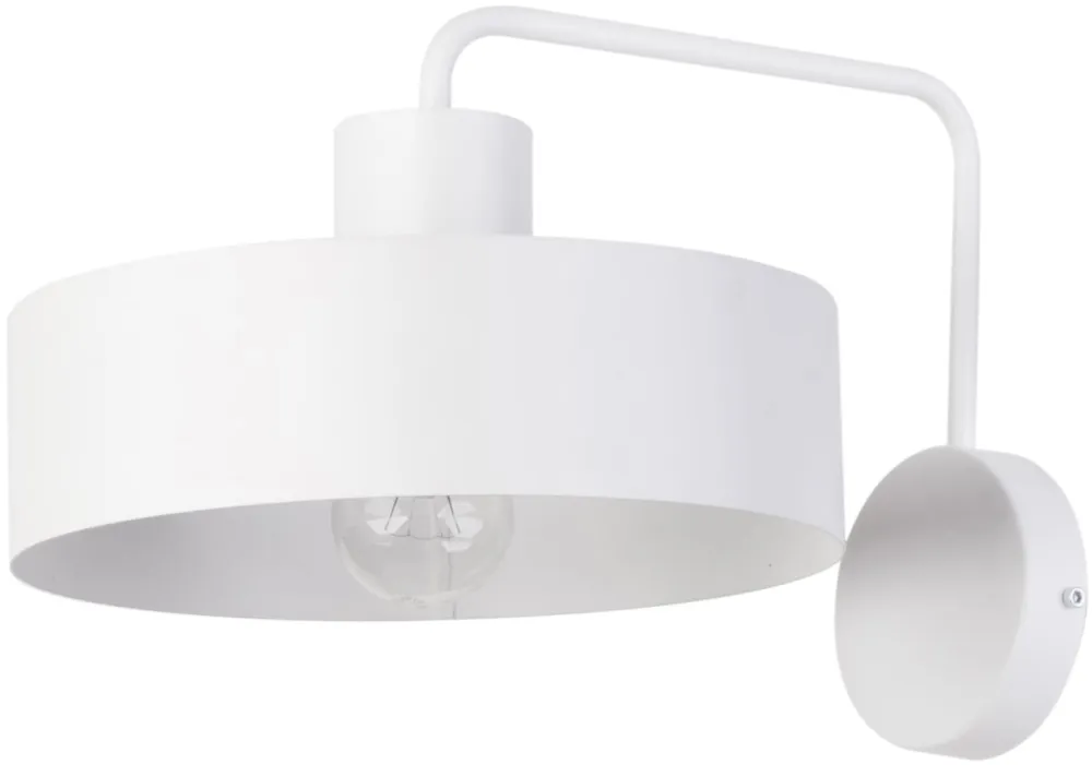 Łatwy zwrot Kinkiet VASCO E27 biały 31556 Sigma