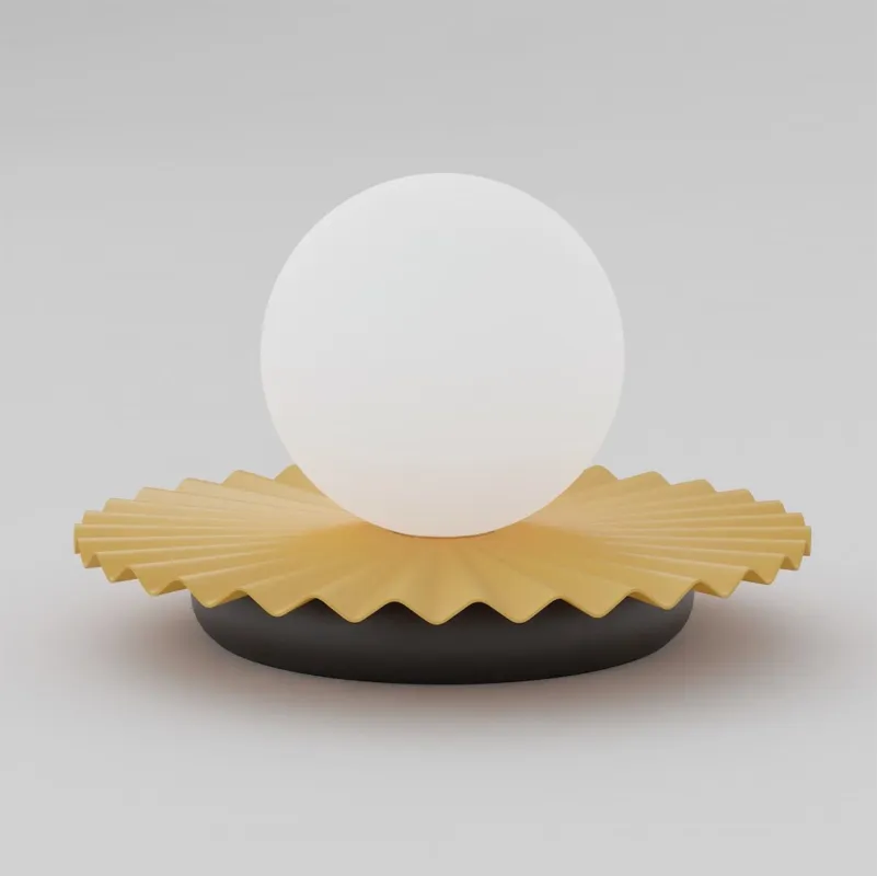 Lampa biurkowa Emibig Umbra pomarańczowa z białym kloszem 1×G9 Ekspresowa dostawa