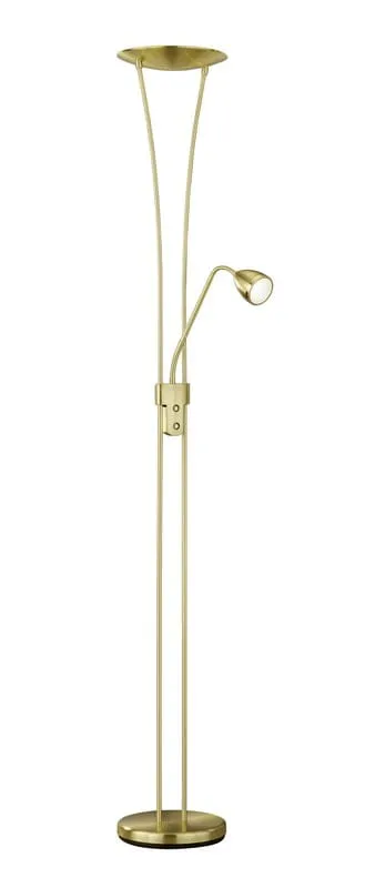 Lampa podłogowa Arizona złoty i odcienie złota LED zintegrowany 426410208 - Trio Tani