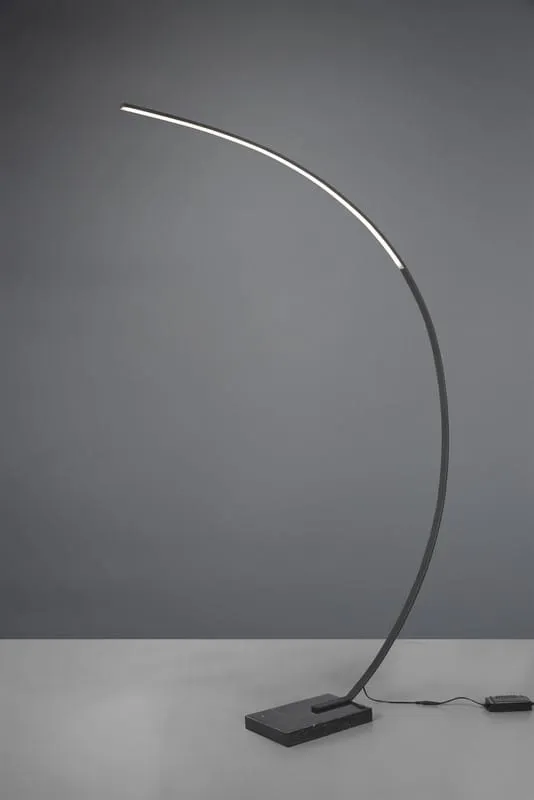 Tylko dziś Lampa podłogowa Bangkok czarny, czarny LED zintegrowany 426511832 - Trio