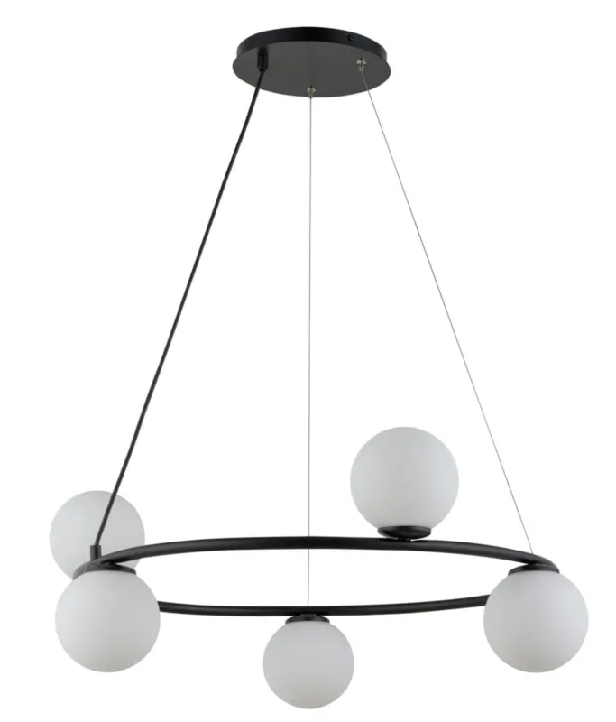Lampa wisząca Gama Koło 5 Czarny G9 - Sigma Zamów teraz