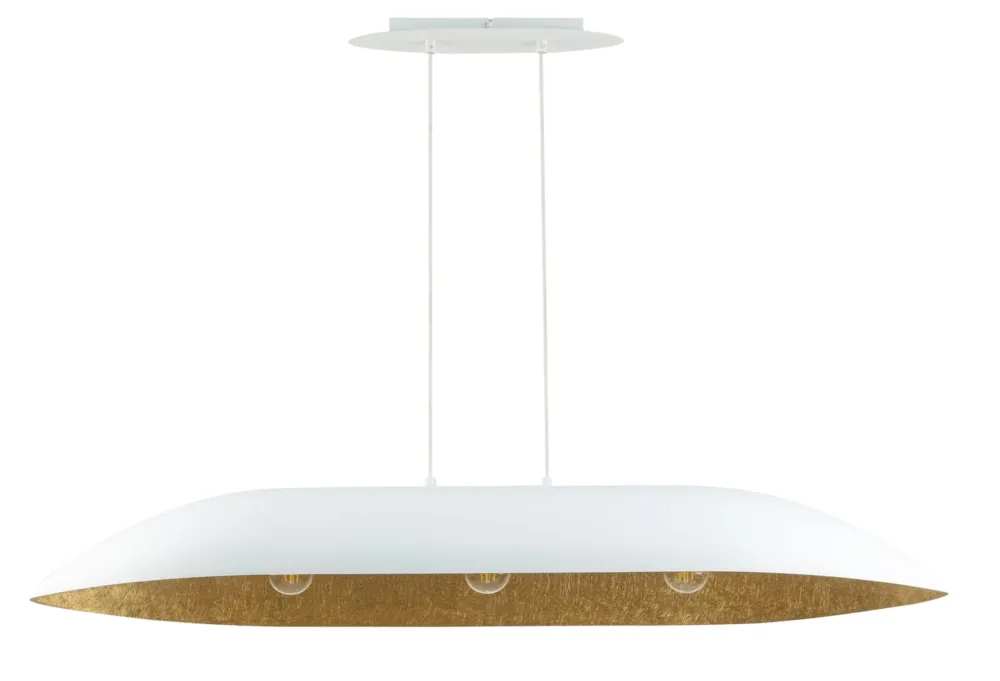 Wybór klientów Lampa wisząca Gondola L / Biały E27 - Sigma