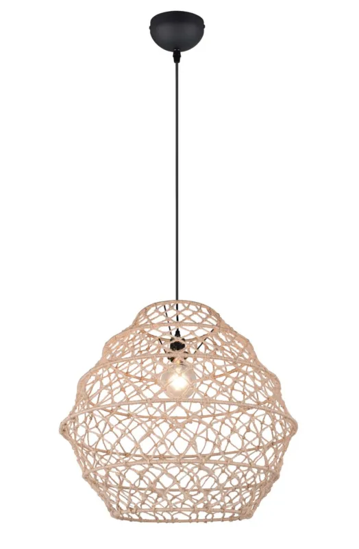 Lampa wisząca Hive czarny, naturalny E27 R31681036 - RL Darmowy zwrot