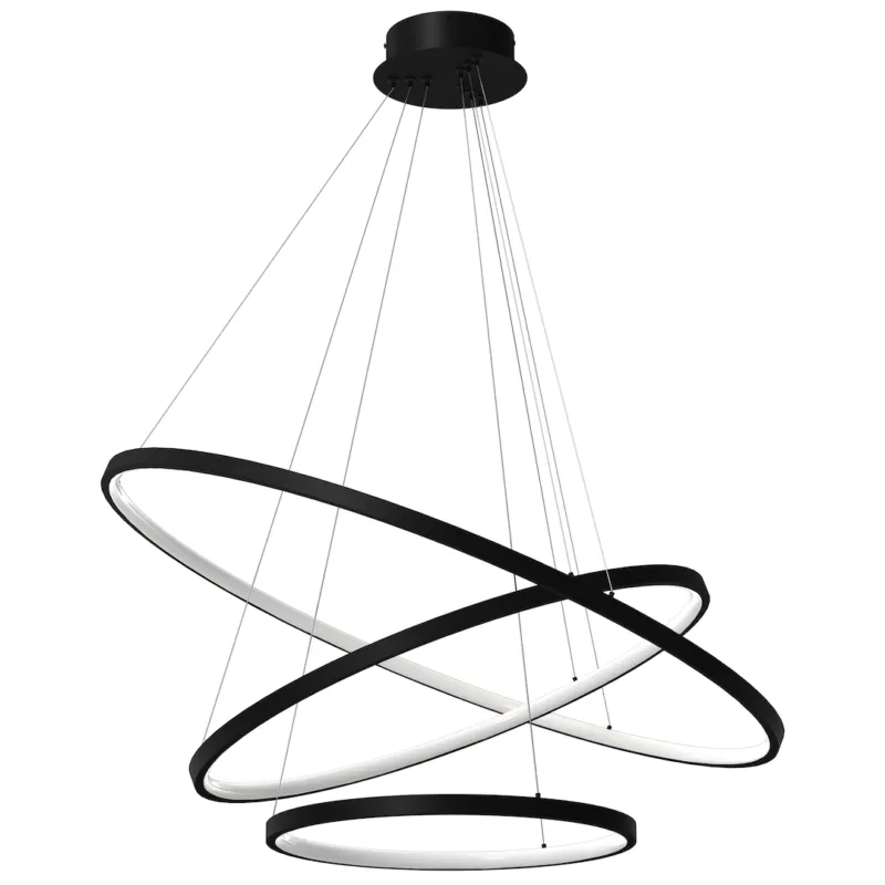 Okazja Lampa wisząca Hoop ML1543 czarny E27 - Milagro
