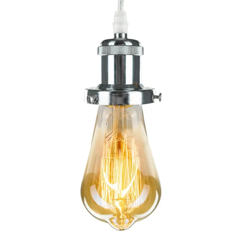 Nie przegap Lampa wisząca Industrial Chic chrom 5 cm - Altavola