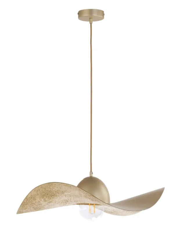 Hit cenowy Lampa wisząca Kapello M Ø 55cm Złoty E27 - Sigma