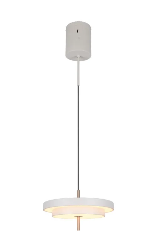 Zniżka Lampa wisząca Keaton szary i odcienie szarości LED zintegrowany 340219176 - Trio