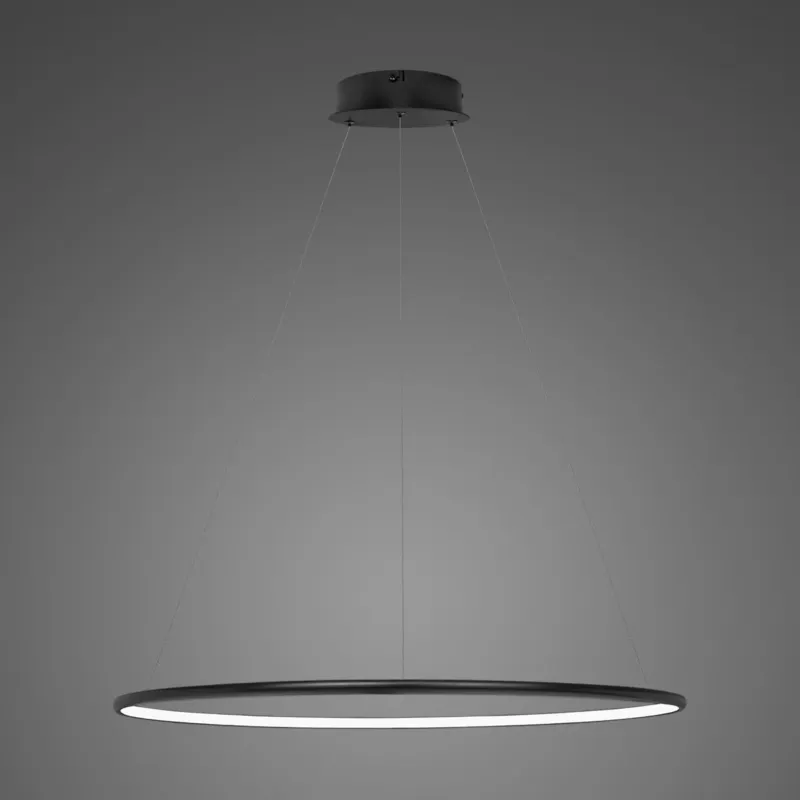 Oferta Lampa wisząca Ledowe Okręgi czarny 80cm - Altavola