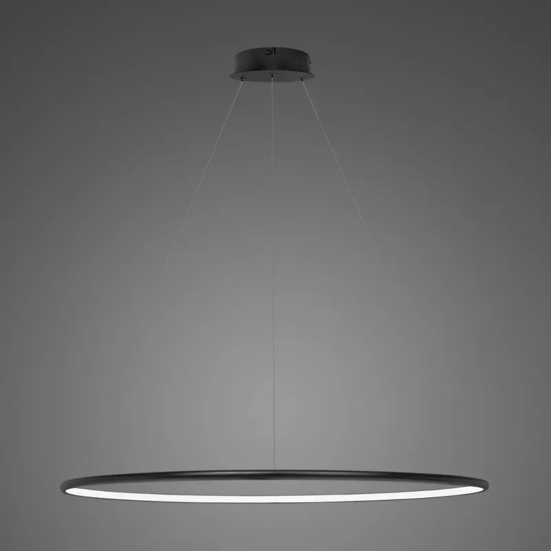Kup online Lampa wisząca Ledowe Okręgi No.1 100 cm 4000K czarna 38W Altavola Design