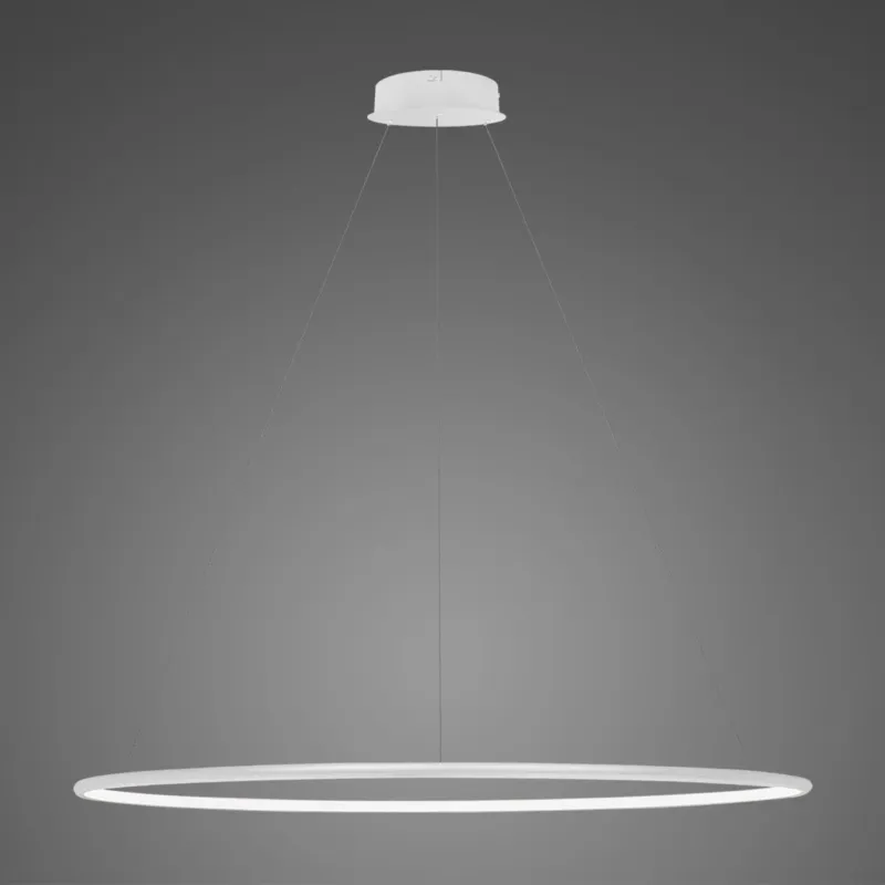 Kup teraz Lampa wisząca Ledowe Okręgi No.1 120 cm 4000K biała DALI Altavola Design