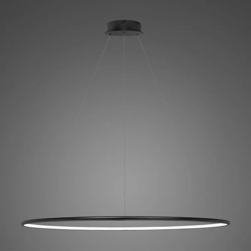Hit cenowy Lampa wisząca Ledowe Okręgi No.1 120 cm 4000K czarna DALI Altavola Design