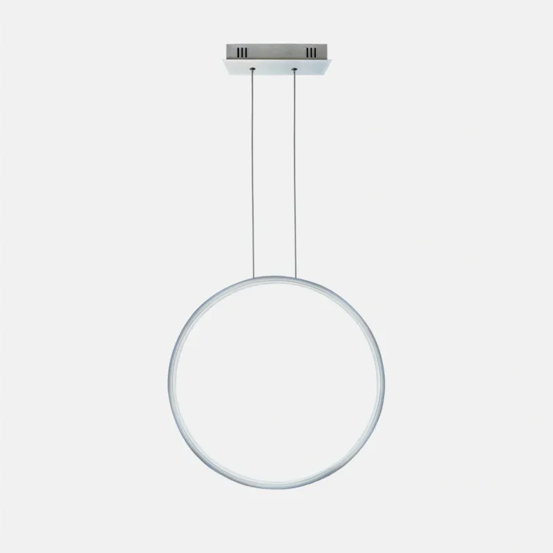 Lampa wisząca Ledowe Okręgi No.1 X 60cm3k srebrna DALI 3000K Altavola Design Wybór klientów