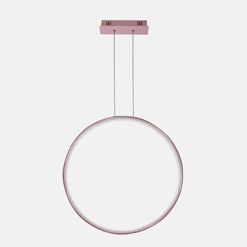Lampa wisząca Ledowe Okręgi No.1 różowe złoto 100cm - Altavola Tylko do końca tygodnia