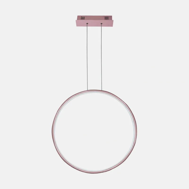 Popularny Lampa wisząca Ledowe Okręgi No.1 różowe złoto 80cm - Altavola