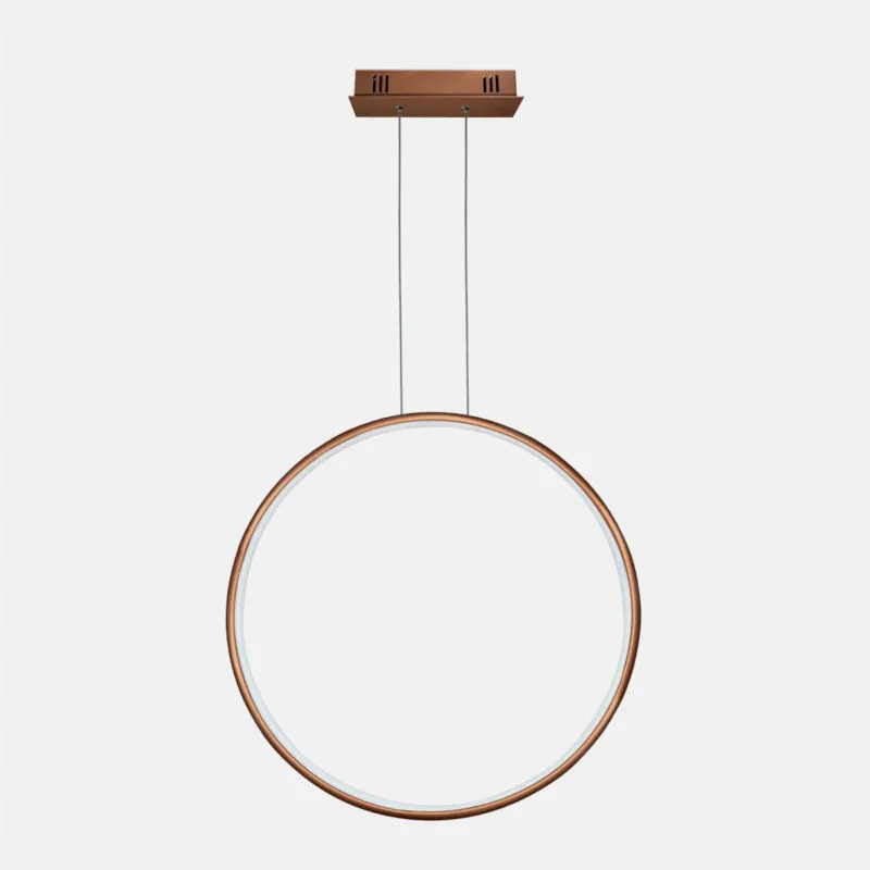 Cena promocyjna Lampa wisząca Ledowe Okręgi No.1 X 100 cm 3000K miedziana DALI Altavola Design