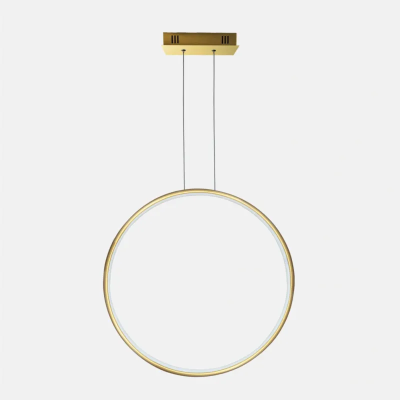 Lampa wisząca Ledowe Okręgi No.1 X 100 cm 3000K złota DALI Altavola Design Hit sprzedaży