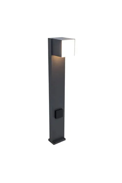 Lampa zewnętrzna stojąca Cuba antracyt LED zintegrowany 7193805118 - Lutec Super okazja