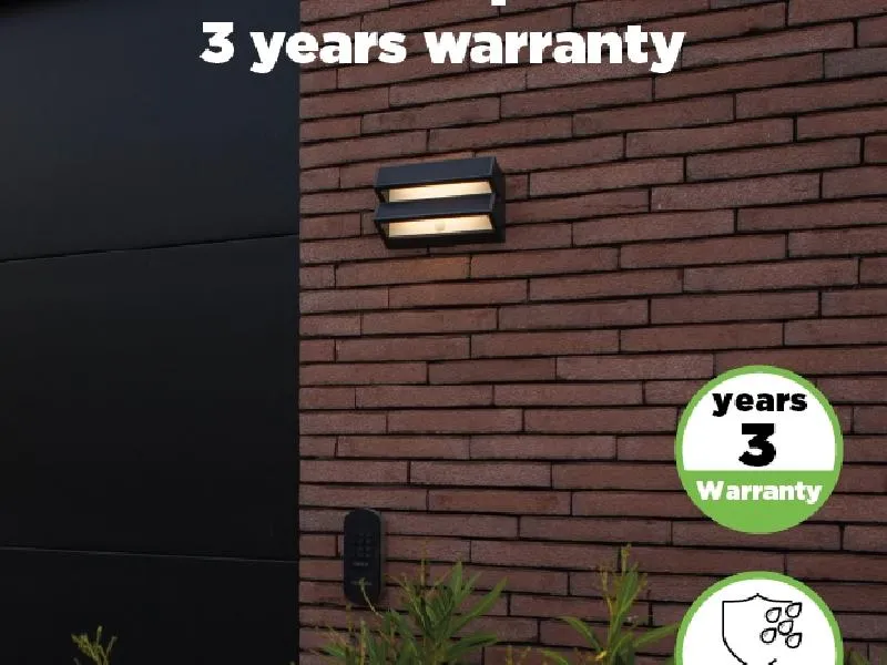 Lampa zewnętrzna Barlo Solar - Czujnik Ruchu szary i odcienie szarości LED zintegrowany 6915501335 - Lutec Niska cena