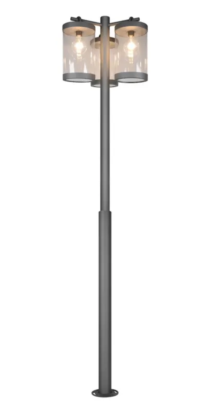 Tani Lampa zewnętrzna stojąca Sambesi antracyt E27 404160342 - Trio