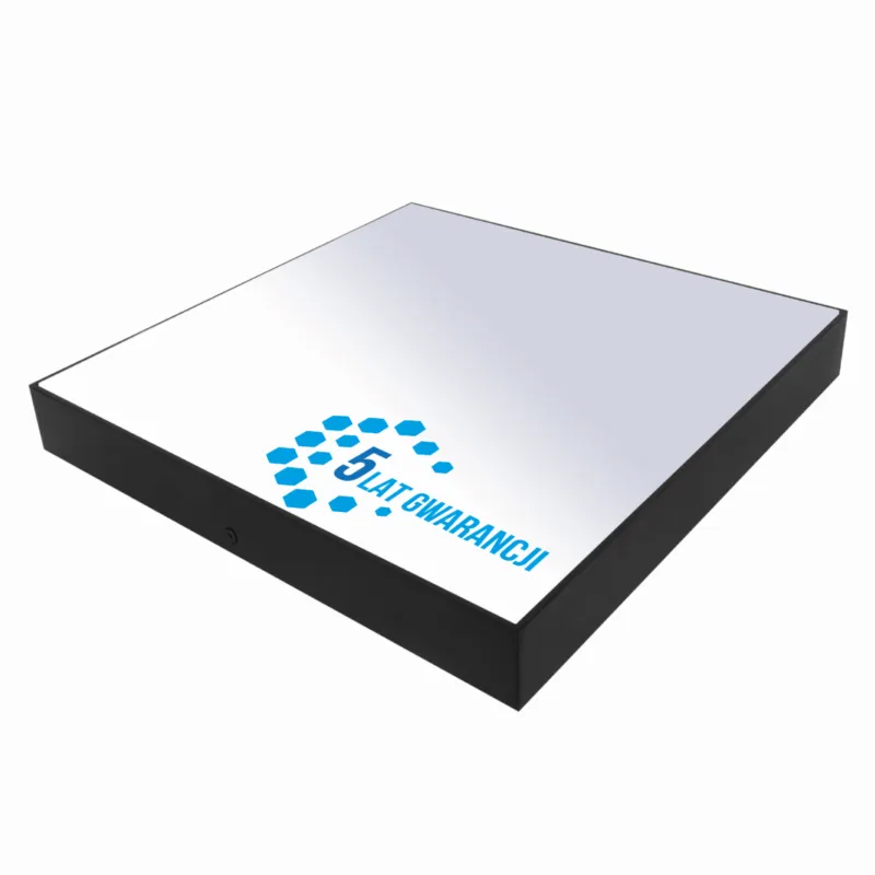 Panel LED Natynkowa Czarny 30X30 24W - DomenoLED Zniżka