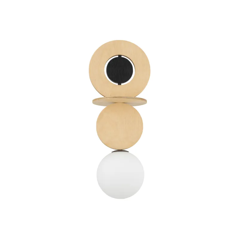 Klosz CAMELEON DROPS WOOD A naturalne drewno 12426 Nowodvorski Kup online