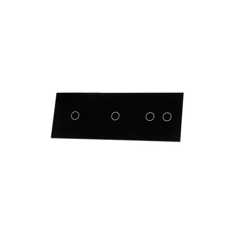 Panel Szklany Livolo 70112-62 - 1+1+2 - Czarny Oferta czasowa