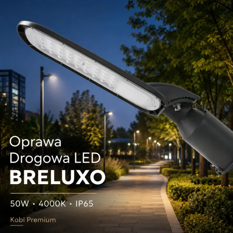 Oprawa Drogowa Led Breluxo 50W 4000K Ip65 Kobi Premium Nowość
