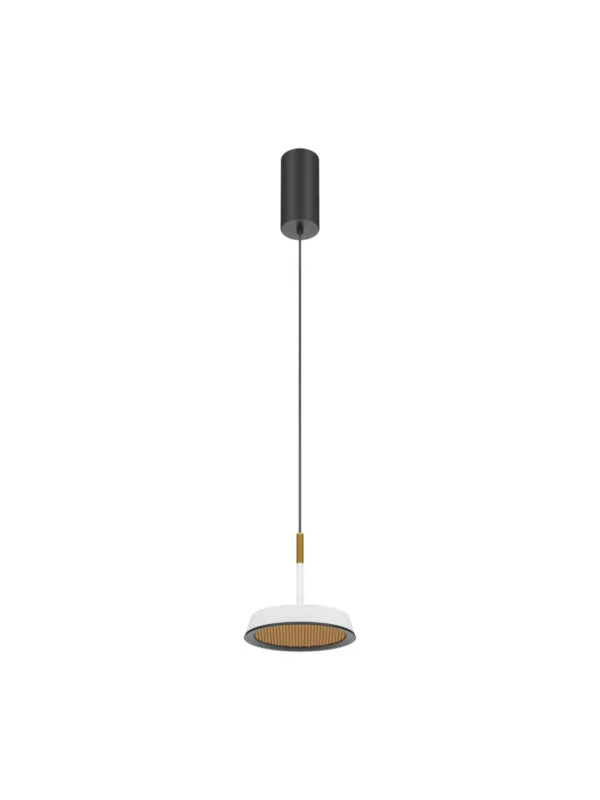 Kup online Designerska lampa wisząca El LED 3000K do jadalni - klosz z miodową siatką - Maytoni