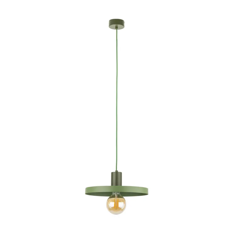 Lampa wisząca SILA GREEN PEAPOD w industrialnym stylu Ø30 10761 TK Lighting Promocja