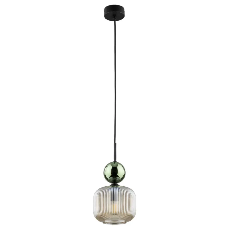 Lampa wisząca SOPHIA GREEN z nowoczesnym szklanym kloszem do salonu 1xE14 11144 TK Lighting Do wyczerpania zapasów