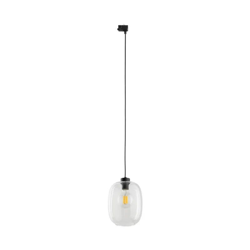 Ograniczona ilość Lampa wisząca szklany klosz system 1 fazowy TRACER ELIO 10682 TK Lighting