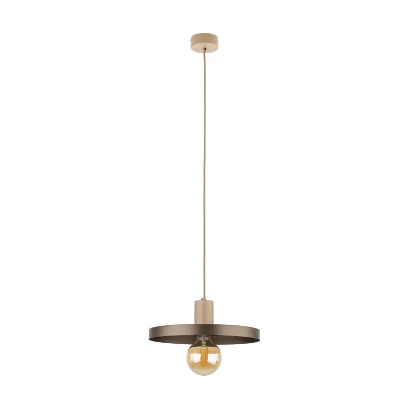 Niska cena Lampa wisząca w stylu loft SILA SABIA BROWN Ø30 na E27 10757 TK Lighting