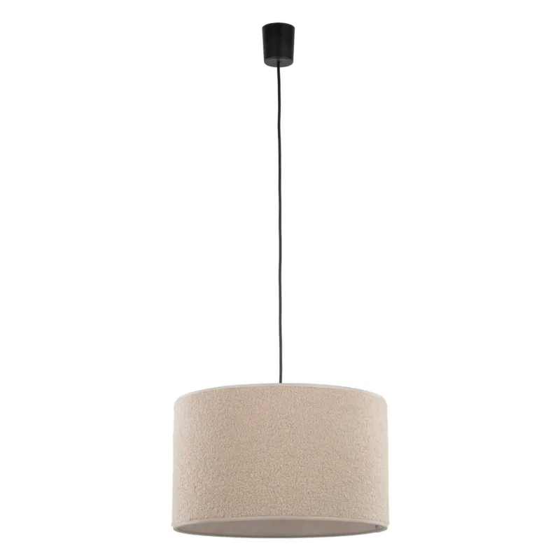 Zniżka Lampa wisząca z beżowym abażurem ⌀38cm do sypialni VELLUM 1xE27 11211 TK Lighting
